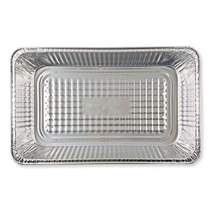 Aluminum Steam Table Pans, Full-Size Deep, 60 Gauge, 3.19" Deep, 12.19 x 20.75, 50/Carton
