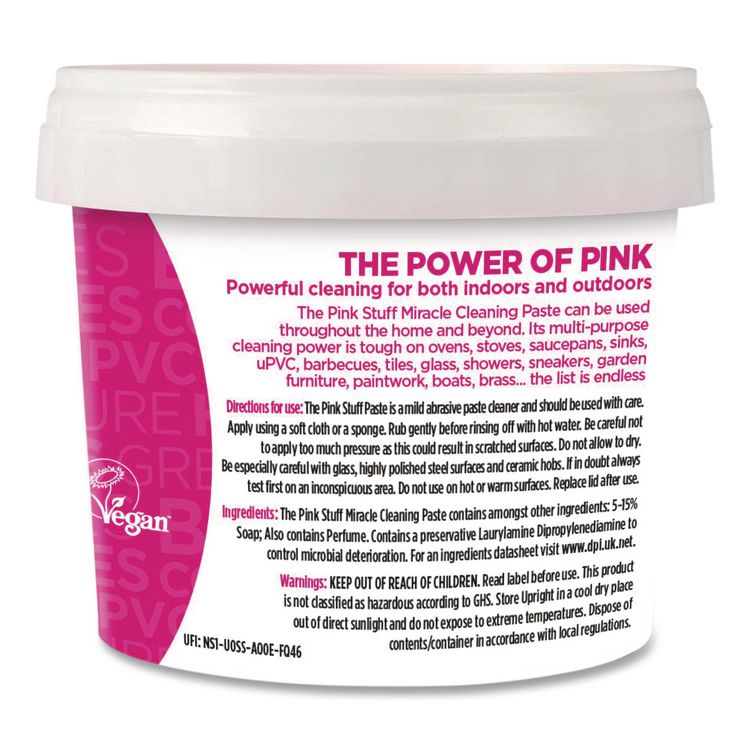 Miracle Cleaning Paste, Fruity Scent, 17.6 oz Jar, 6/Carton