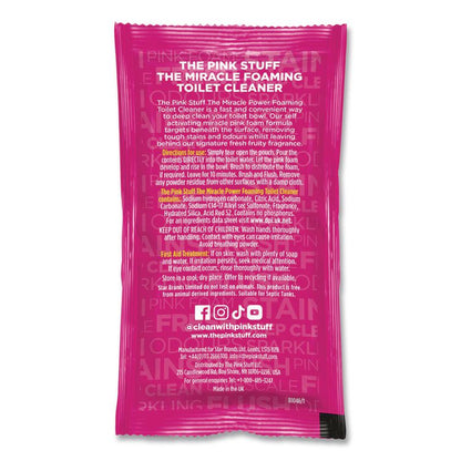 Miracle Power Foaming Toilet Cleaner, Fruity Scent, 3.5 oz Packet, 2 Packets/Box, 10 Boxes/Carton