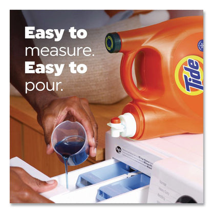 HE Liquid Laundry Detergent, Original Scent, 100 Loads, 125 oz Pour Bottle, 4/Carton