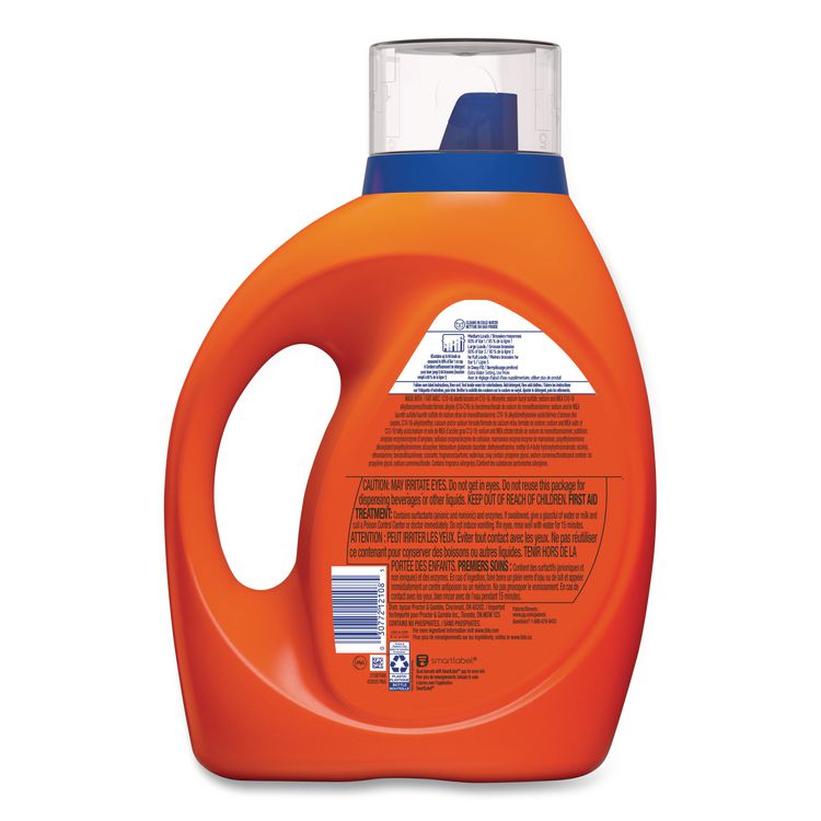 Liquid Laundry Detergent, Original Scent, 64 Loads, 80 oz Bottle, 4/Carton