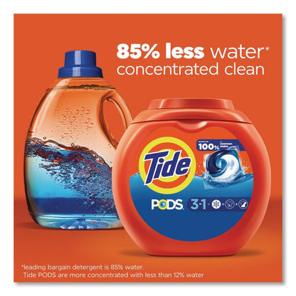 Pods, HE Compatible, Tide Original Scent, 85 oz, 112 Pods/Tub, 4 Tubs/Carton