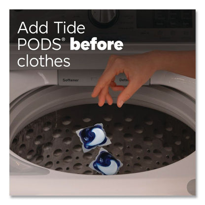 PODS Laundry Detergent, HE Compatible, Spring Meadow, 57 oz Tub, 76 Pacs/Tub, 4 Tubs/Carton