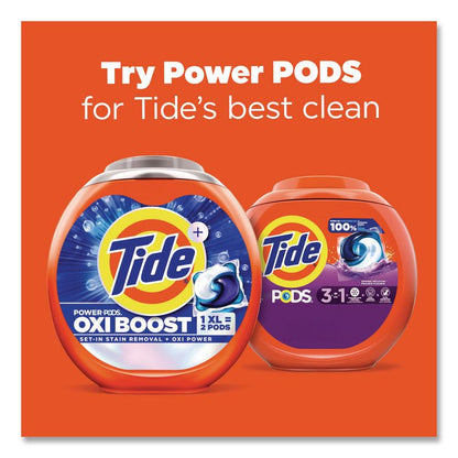 PODS Laundry Detergent, HE Compatible, Spring Meadow, 57 oz Tub, 76 Pacs/Tub, 4 Tubs/Carton