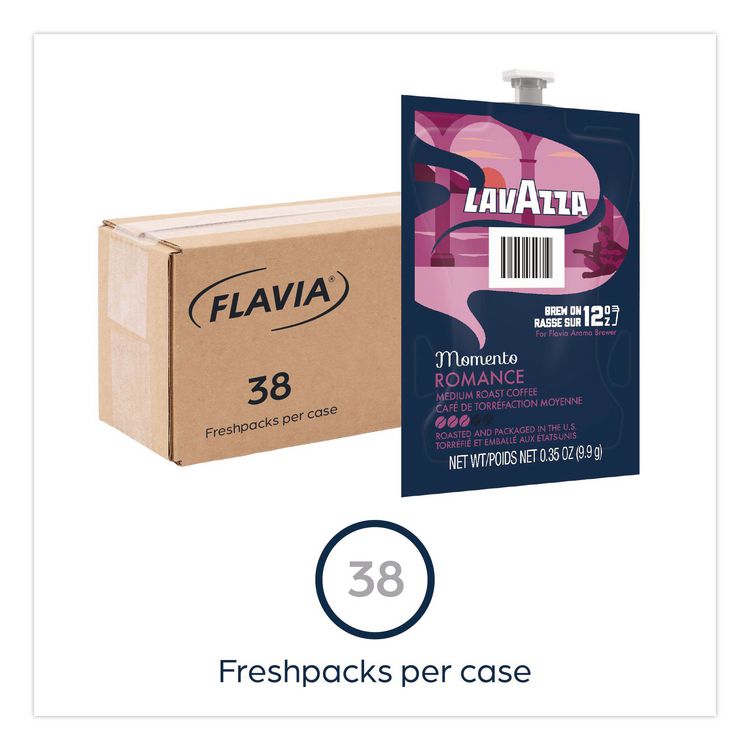 Lavazza Momento Romance Coffee Freshpack, 38/Carton