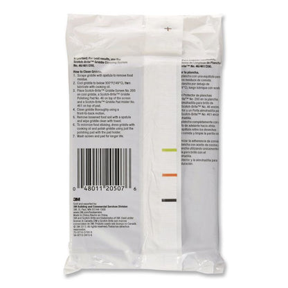 Griddle Screen 200, 4 x 5.5, Gray, 20/Pack