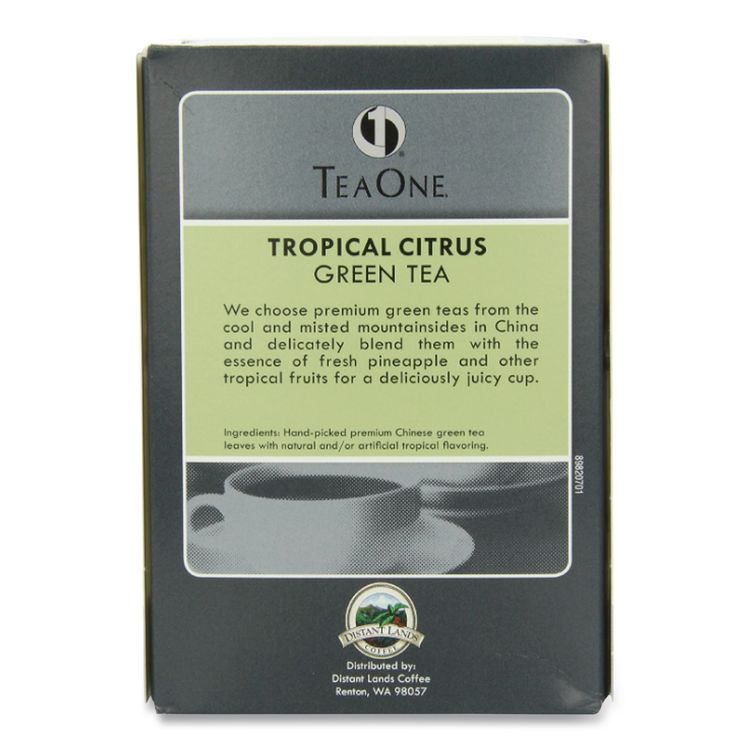Tea Pods, Tropical Citrus Green, 14/Box