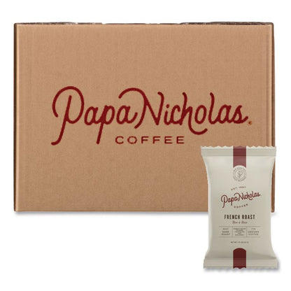 Premium Coffee, French Roast, Ground Portion Packs, 18/Carton