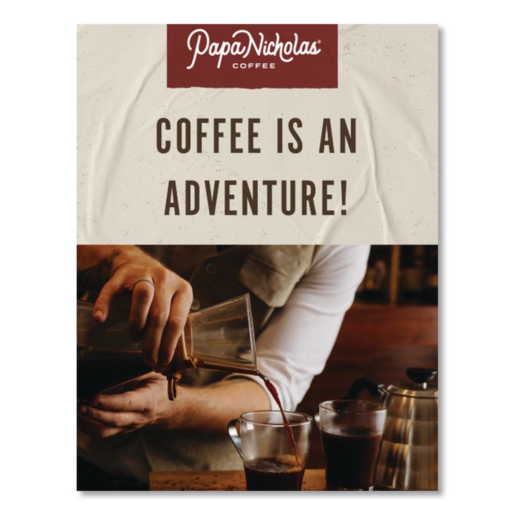 Premium Coffee, French Roast, Ground Portion Packs, 18/Carton