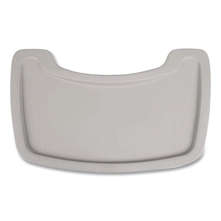 Sturdy Chair Microban Youth Seat Tray for Rubbermaid Commercial Youth Seats, 18.5 x 11.5 x 3.25, Plastic, Platinum