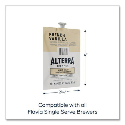 Alterra French Vanilla Coffee Freshpack, 40/Carton