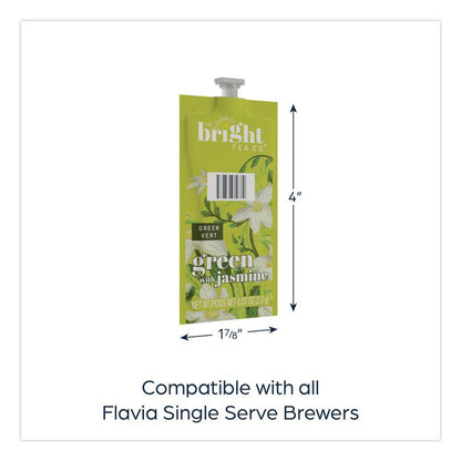 The Bright Tea Co. Green with Jasmine Tea Freshpack, 40/Carton