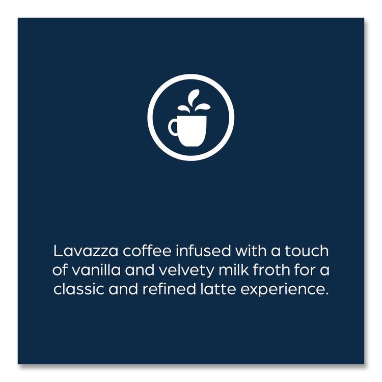 Lavazza Vanilla Latte, 72/Carton