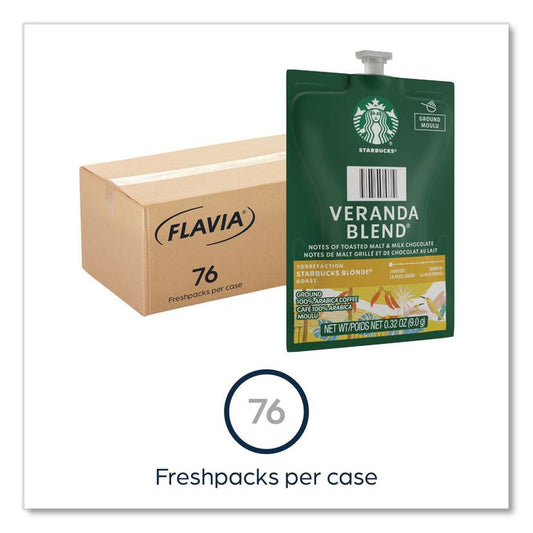 Starbucks Veranda Blend Coffee Freshpack, 76/Carton
