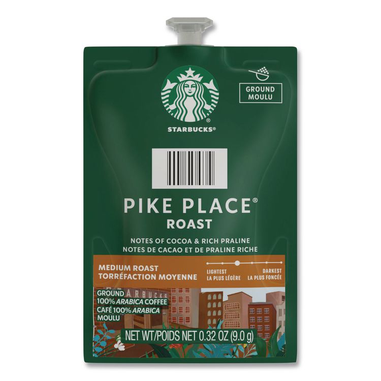 Starbucks Pike Place Roast Coffee Freshpack, 76/Carton