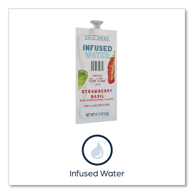 Strawberry Basil Infused Water Freshpack, 100/Carton