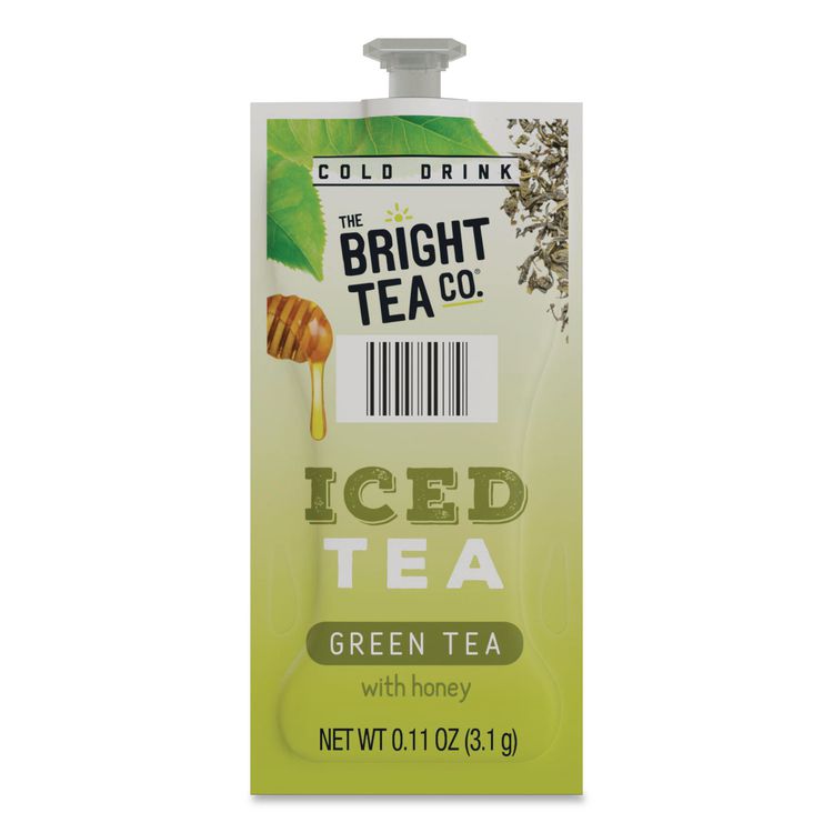 The Bright Tea Co. Iced Green Tea with Honey Freshpack, 100/Carton