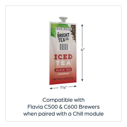 The Bright Tea Co. Unsweetened Iced Black Tea Freshpack, 100/Carton