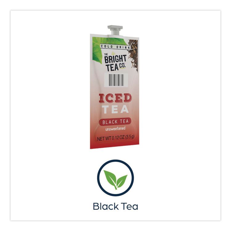 The Bright Tea Co. Unsweetened Iced Black Tea Freshpack, 100/Carton