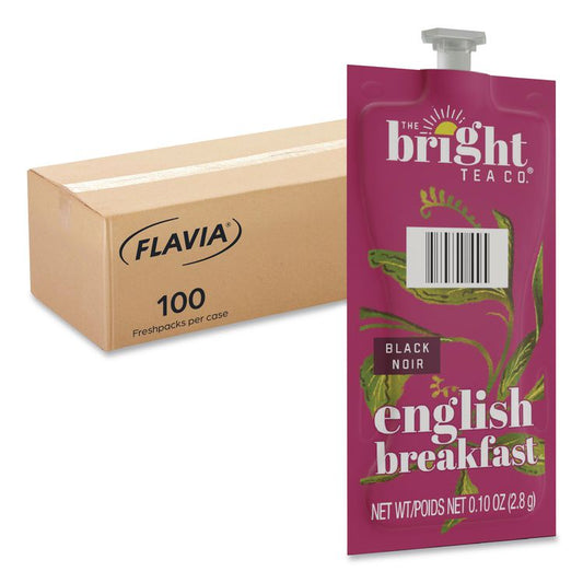 The Bright Tea Co. English Breakfast Black Tea Freshpack, 100/Carton