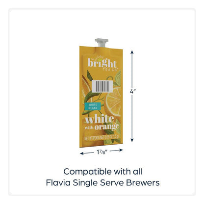 The Bright Tea Co. White with Orange Tea Freshpack, 100/Carton