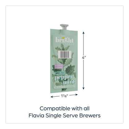 The Bright Tea Co. Peppermint Herbal Tea Freshpack, 100/Carton