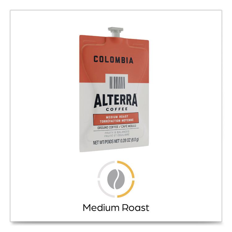 Alterra Colombia Coffee Freshpack, 100/Carton