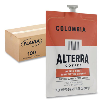 Alterra Colombia Coffee Freshpack, 100/Carton