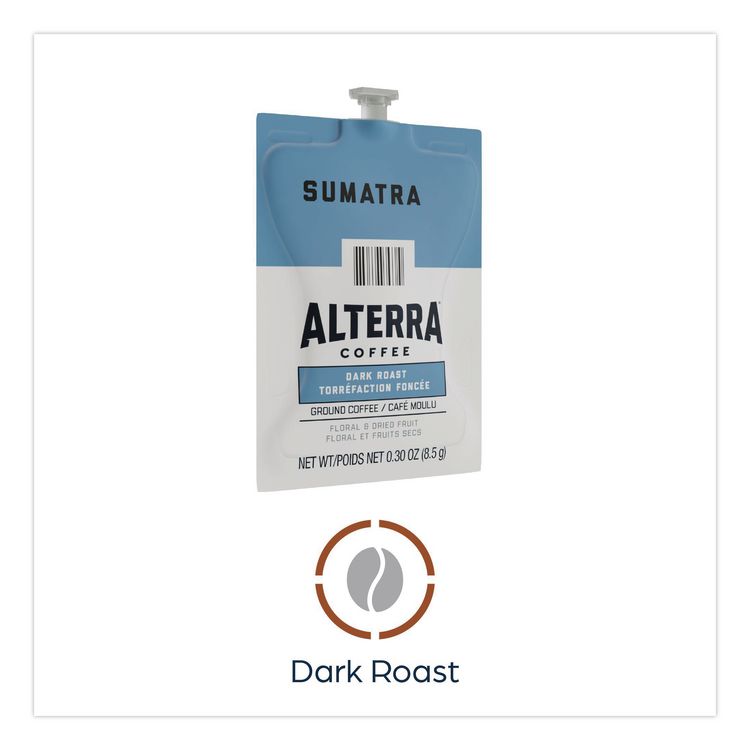 Alterra Sumatra Coffee Freshpack, 100/Carton