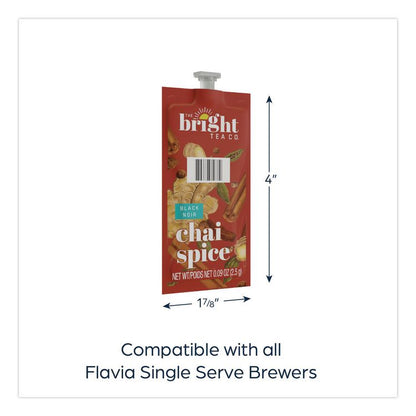 The Bright Tea Co. Chai Spice Black Tea Freshpack, 100/Carton