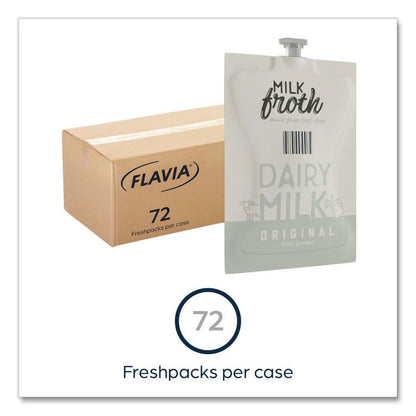 Dairy Milk Froth Powder Freshpack, 0.46 oz Pouch, 72/Carton