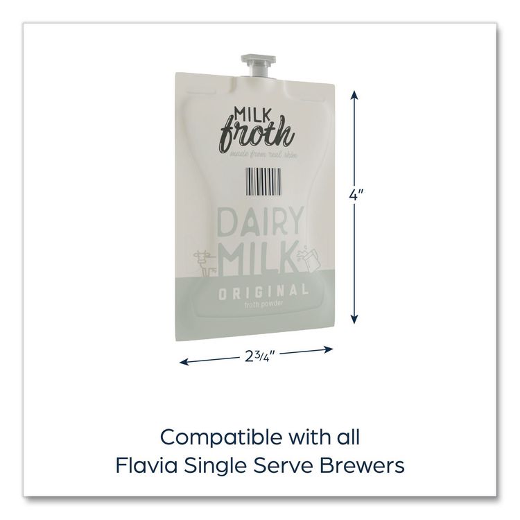 Dairy Milk Froth Powder Freshpack, 0.46 oz Pouch, 72/Carton