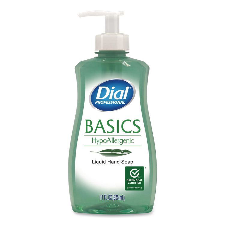 Basics Hypoallergenic Liquid Hand Soap, Floral, 11 oz, 12/Carton