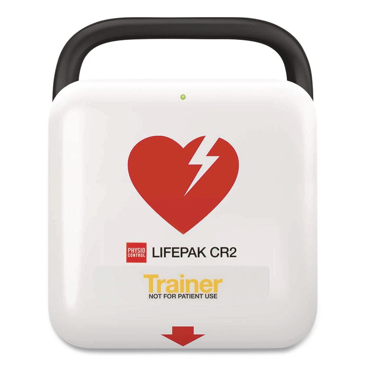 LIFEPAK CR2 Trainer/Demo Bag, 12" x 4" x 8", Dark Gray/Black/Red