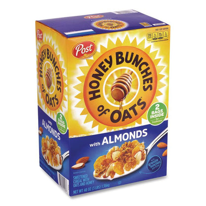 Honey Bunches of Oats with Almonds, 2 Bags/Box, 48 oz Box