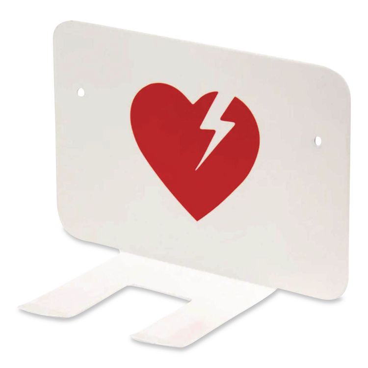 Wall Bracket for LIFEPAK CR2, White/Red