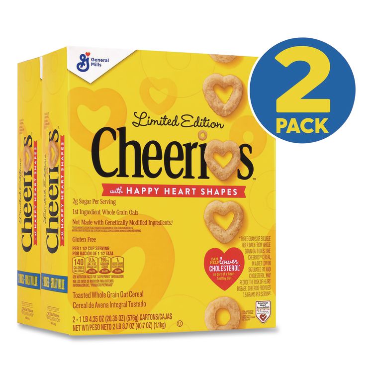 Breakfast Cereal, 2 Bags/Box, 40.7 oz Box