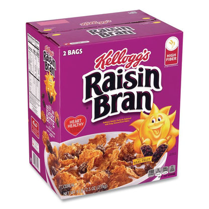 Raisin Bran Cereal, 2 Bags/Box, 76.5 oz Box