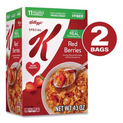 Special K with Berries Cereal, 2 Bags/Box, 43 oz Box