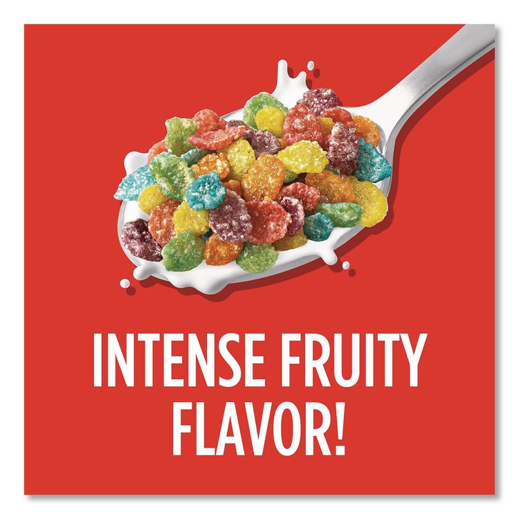 Fruity Pebbles Crispy Rice Cereal, 2 Bags/Box, 38 oz Box