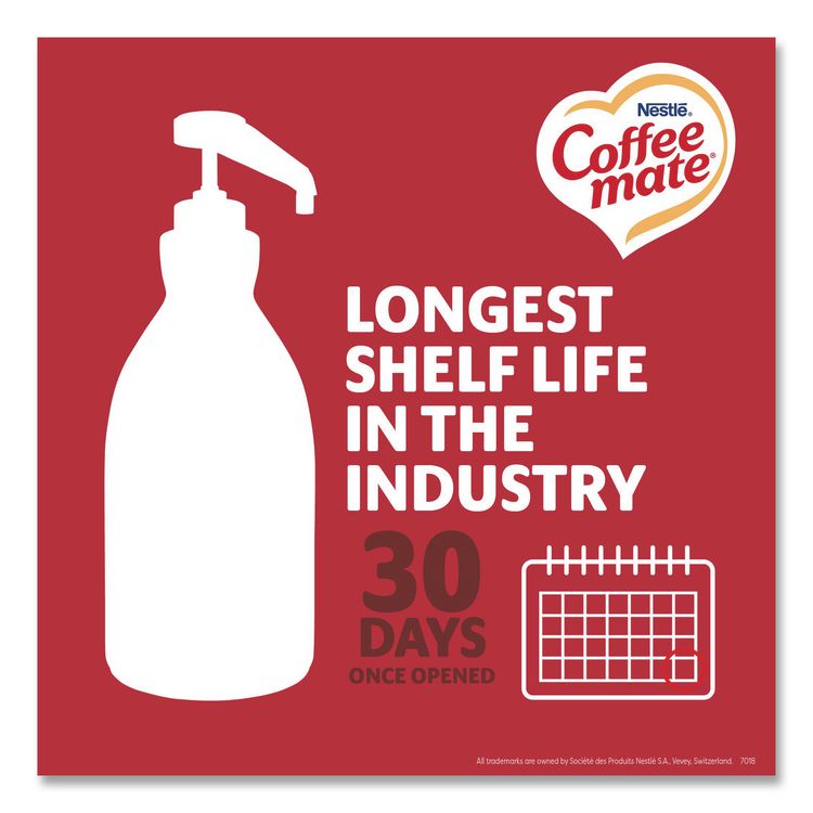 Liquid Creamer, Peppermint Mocha, 1.5 L Pump Bottle
