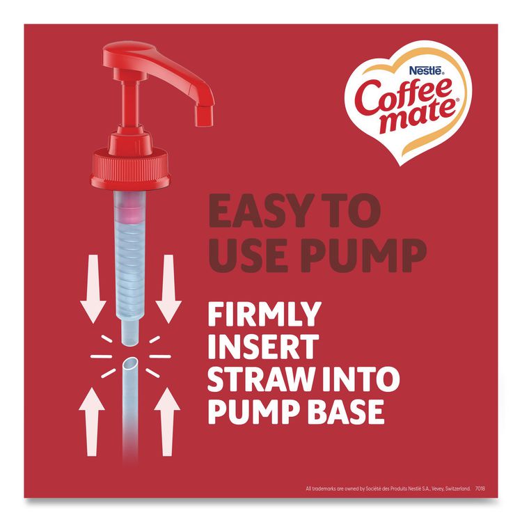 Liquid Creamer, Peppermint Mocha, 1.5 L Pump Bottle, 2/Carton