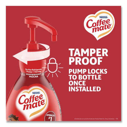 Liquid Creamer, Peppermint Mocha, 1.5 L Pump Bottle, 2/Carton