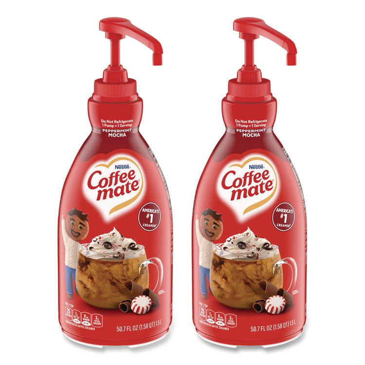Liquid Creamer, Peppermint Mocha, 1.5 L Pump Bottle