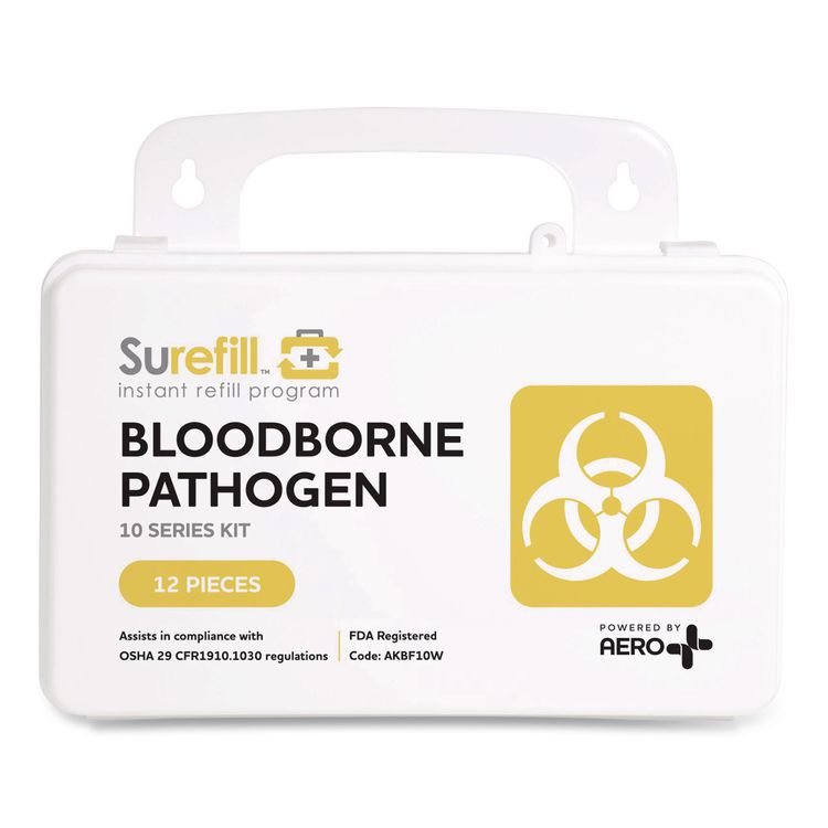 10 Series Bloodborne Pathogen Kit, 3 x 8.5 x 5.5