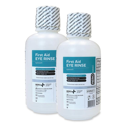Emergency Eyewash Station 50 Series, 16 oz Bottle, 2 Bottles/Station