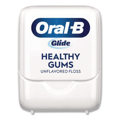 Glide Healthy Gums Unflavored Dental Floss, Unscented, 48/Carton