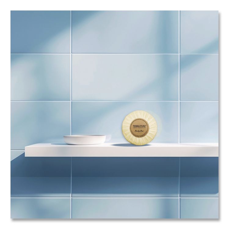 Terra Pure Cleansing Bar, Green Tea Lemongrass, 1.25 oz, 350/Carton