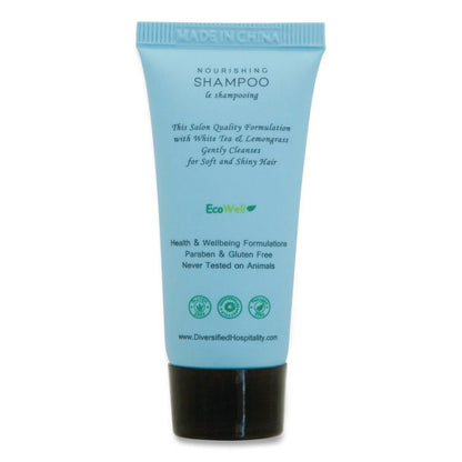 H2O Therapy Shampoo Single Use, White Tea and Lemongrass Scent, 0.85 oz Tube, 300/Carton