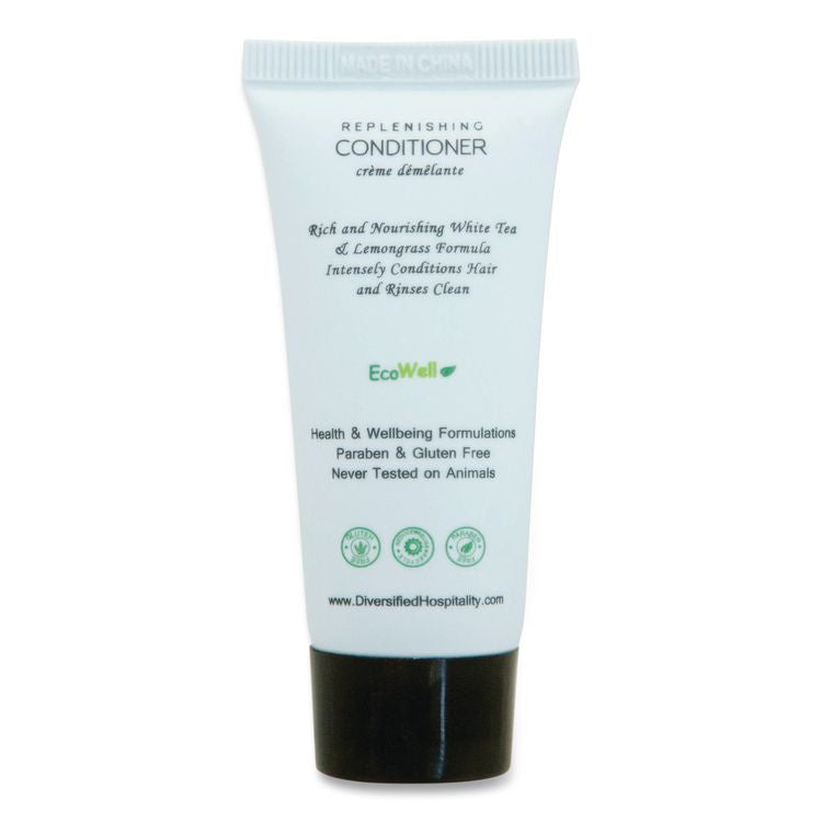 H2O Therapy Conditioner Single Use, White Tea and Lemongrass Scent, 0.85 oz Tube, 300/Carton